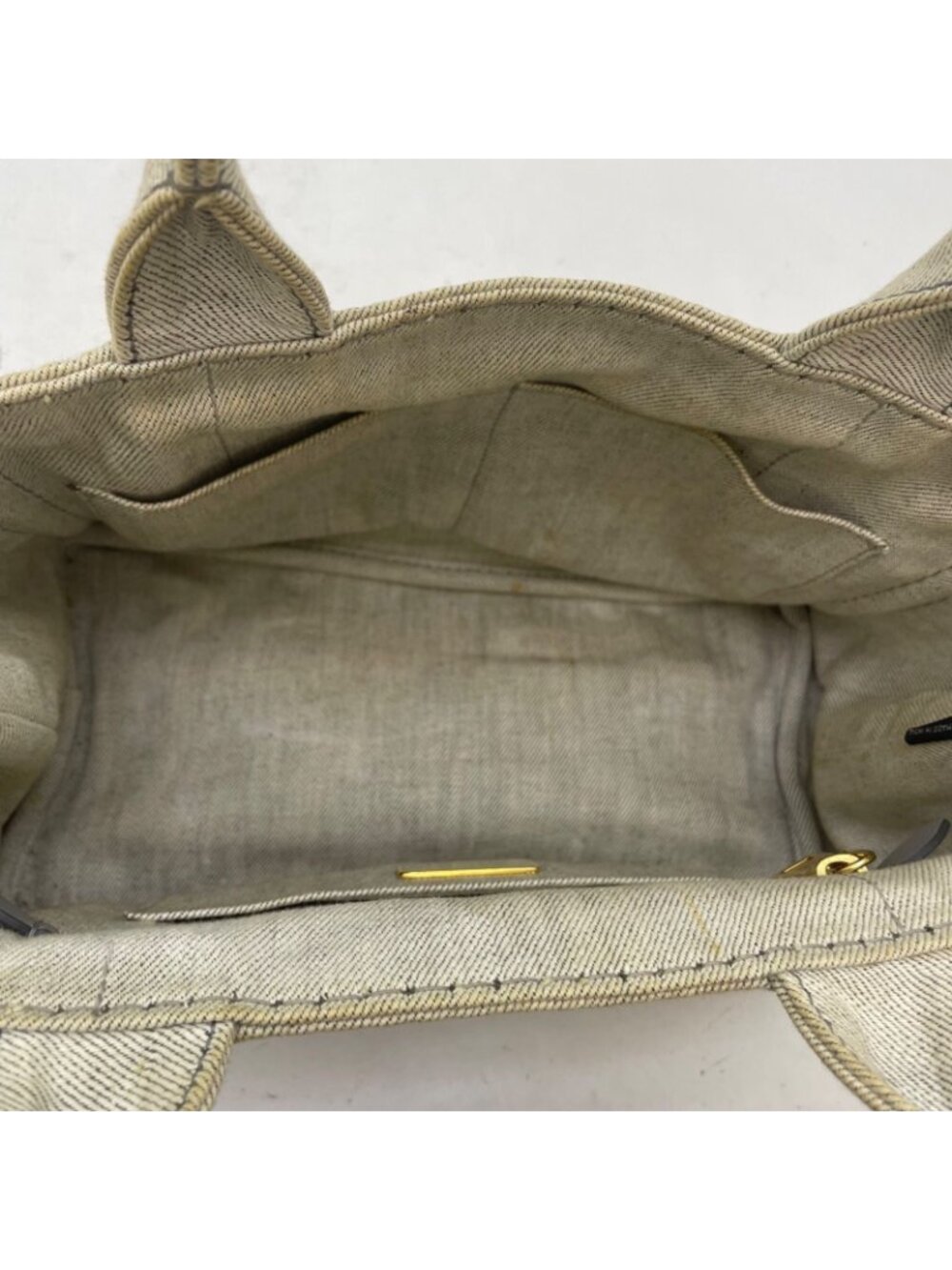 Prada Tote Canapa Canvas Travel - Picture 8 of 15